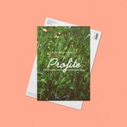 Carte Profite posée sur un champ